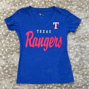 Texas Rangers Small V-Neck Women's Shirt